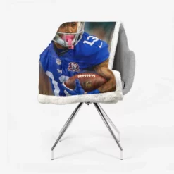 Odell Beckham Jr NFL New York Giants Sherpa Fleece Blanket 2