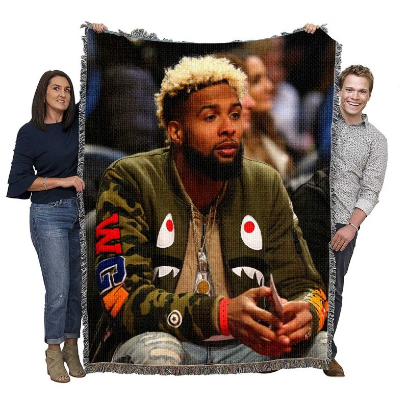 Odell Beckham Jr NFL Woven Blanket