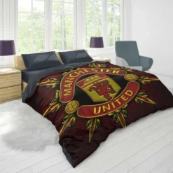 Official English Football Club Manchester United FC Duvet Cover 1