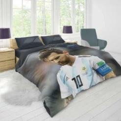 Olympic Footballer Player Lionel Messi Duvet Cover 1