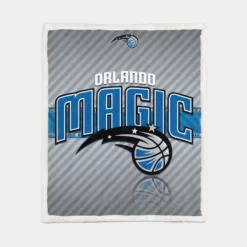 Orlando Magic Active American Basketball Team Sherpa Fleece Blanket 1