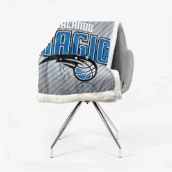 Orlando Magic Active American Basketball Team Sherpa Fleece Blanket 2