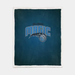 Orlando Magic American Professional Basketball Team Sherpa Fleece Blanket 1