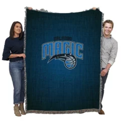 Orlando Magic American Professional Basketball Team Woven Blanket