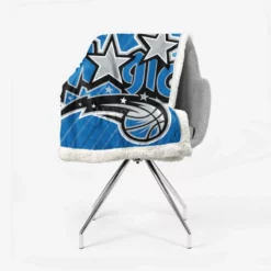 Orlando Magic Excellent NBA Backstab Team Sherpa Fleece Blanket 2