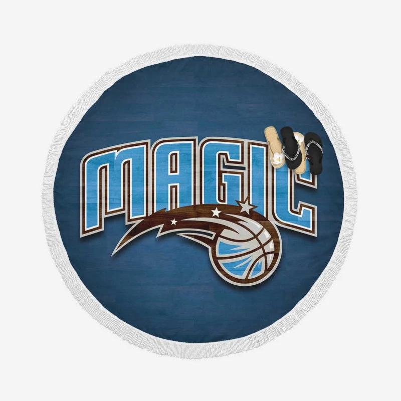 Orlando Magic Exciting American NBA Team Round Beach Towel