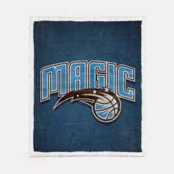 Orlando Magic Exciting American NBA Team Sherpa Fleece Blanket 1