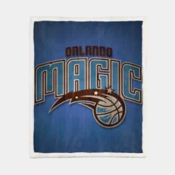 Orlando Magic Strong NBA Basketball Team Sherpa Fleece Blanket 1