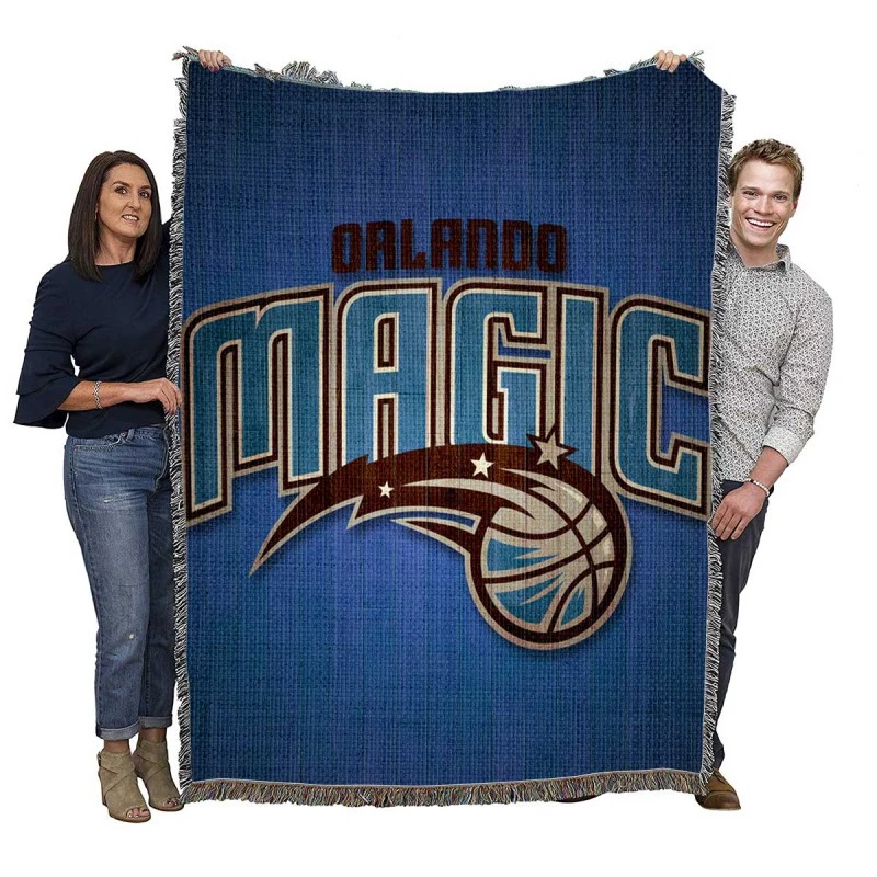 Orlando Magic Strong NBA Basketball Team Woven Blanket