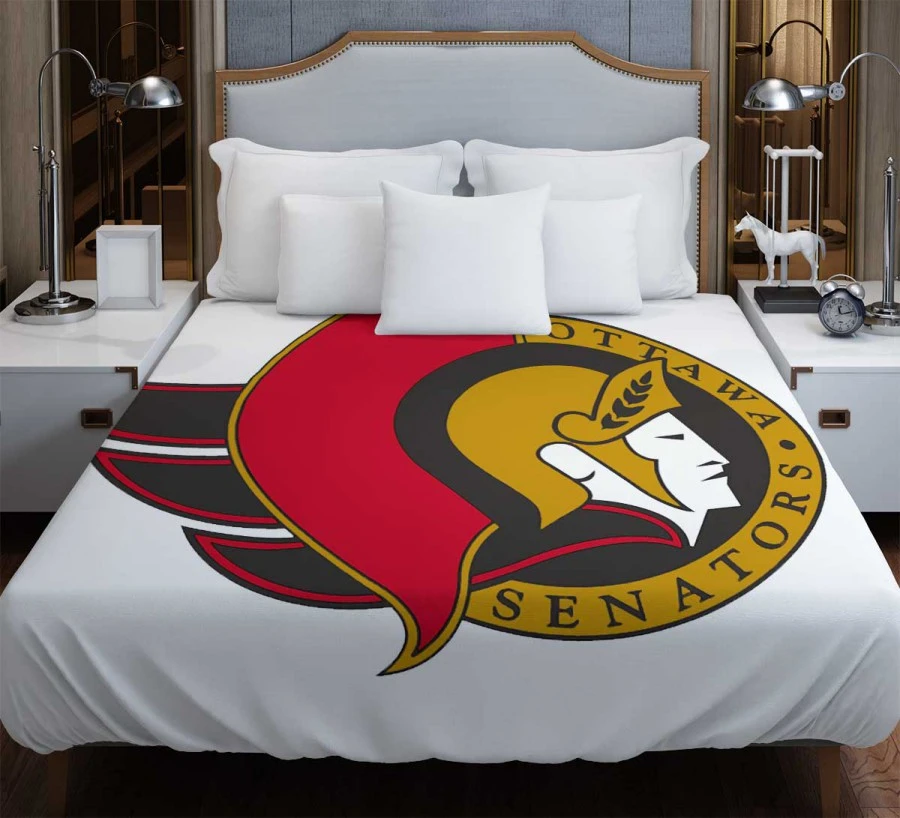 Ottawa Senators Popular NHL Hockey Team Duvet Cover