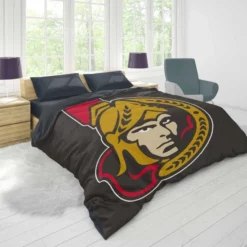 Ottawa Senators Professional Ice Hockey Team Duvet Cover 1