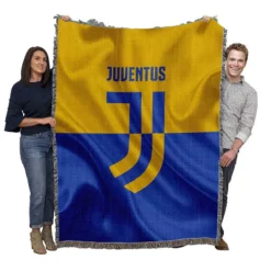 Outstanding Italian Soccer Club Juventus Logo Woven Blanket