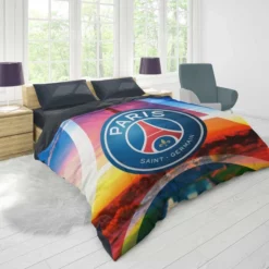 Paris Saint Germain FC Awarded Soccer Team Duvet Cover 1