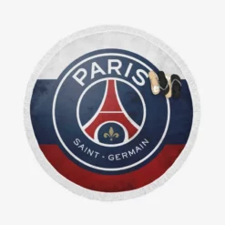 Paris Saint Germain FC Excellent Football Club Round Beach Towel