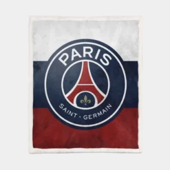 Paris Saint Germain FC Excellent Football Club Sherpa Fleece Blanket 1