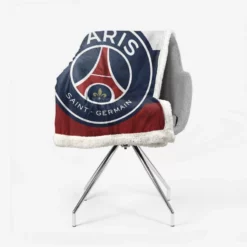 Paris Saint Germain FC Excellent Football Club Sherpa Fleece Blanket 2