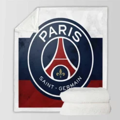Paris Saint Germain FC Excellent Football Club Sherpa Fleece Blanket