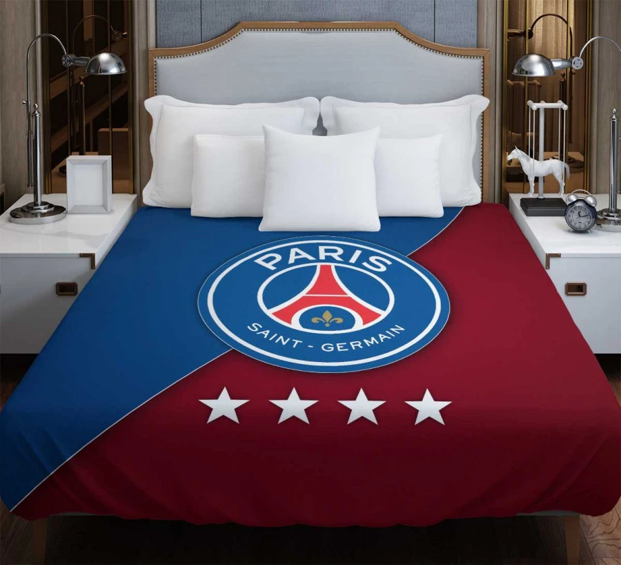 Paris Saint Germain FC Professional Football Club Duvet Cover