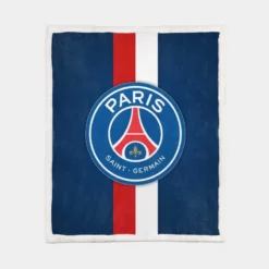 Paris Saint Germain FC Strong Football Club Sherpa Fleece Blanket 1