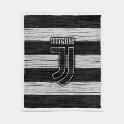 Passionate Football Club Juventus Logo Sherpa Fleece Blanket 1