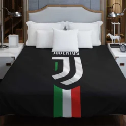 Passionate Italian Football Club Juventus Logo Duvet Cover
