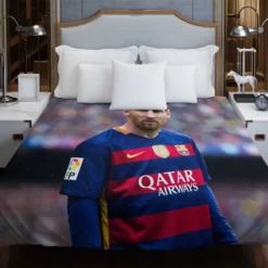 Passionate Sports Player Lionel Messi Duvet Cover