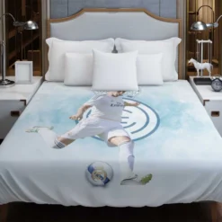 Passionate Sports Player Sergio Ramos Duvet Cover