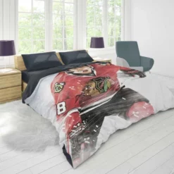 Patrick Kane Powerful NHL Hockey Player Duvet Cover 1