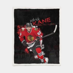 Patrick Kane Strong NHL Hockey Player Sherpa Fleece Blanket 1