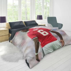 Paul Pogba Capable United Soccer Player Duvet Cover 1