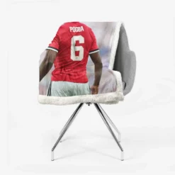 Paul Pogba Capable United Soccer Player Sherpa Fleece Blanket 2