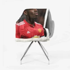 Paul Pogba Committed United Sports Player Sherpa Fleece Blanket 2