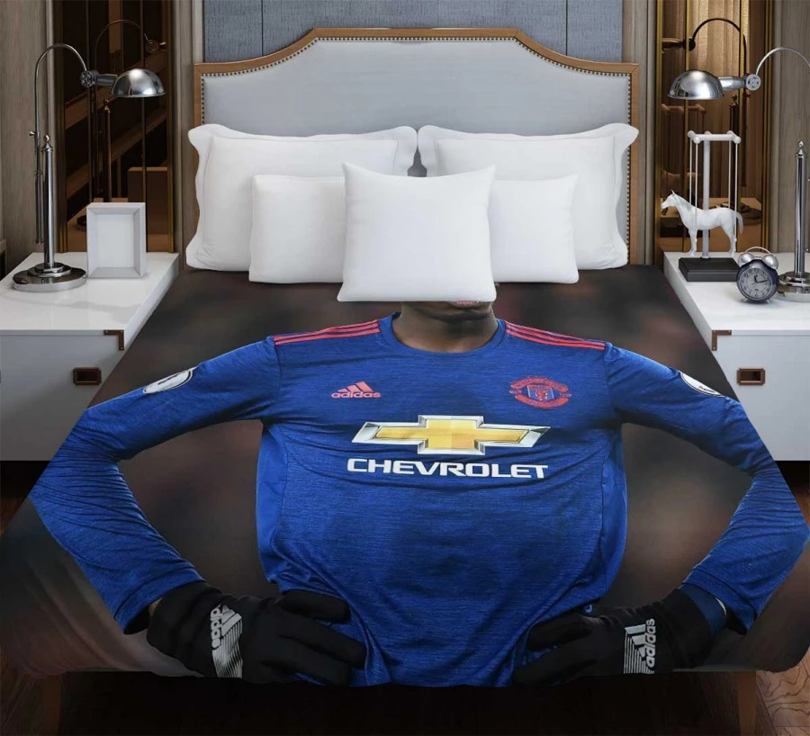 Paul Pogba Dependable United sports Player Duvet Cover