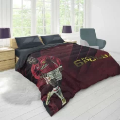 Paul Pogba Energetic Footballer Player Duvet Cover 1