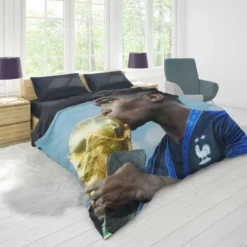 Paul Pogba France World Cup Football Player Duvet Cover 1