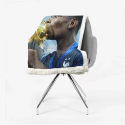 Paul Pogba France World Cup Football Player Sherpa Fleece Blanket 2