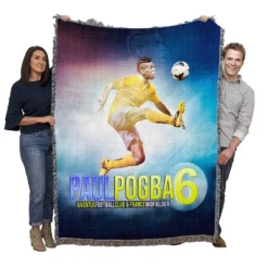 Paul Pogba Juventus Soccer Player Woven Blanket