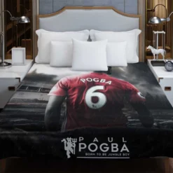 Paul Pogba Quick United Sports Player Duvet Cover