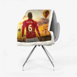 Paul Pogba Ready Premier League Footballer Player Sherpa Fleece Blanket 2