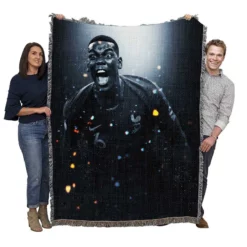 Paul Pogba elite French sports Player Woven Blanket