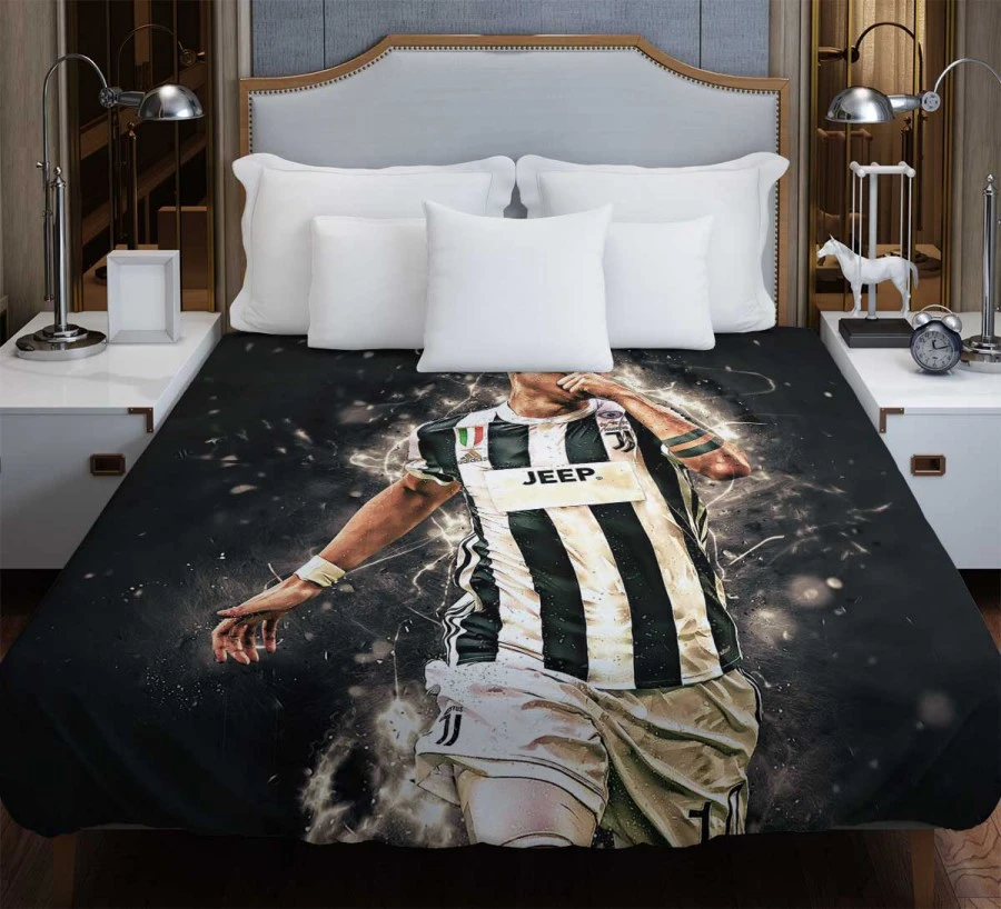 Paulo Bruno Dybala Juventus Star Soccer Player Duvet Cover