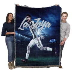 Paulo Bruno Dybala fast Football Player Woven Blanket