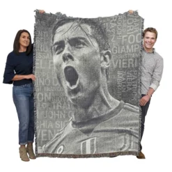 Paulo Bruno Dybala gifted Football Player Woven Blanket