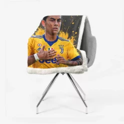 Paulo Bruno Dybala sharp Juve Football Player Sherpa Fleece Blanket 2