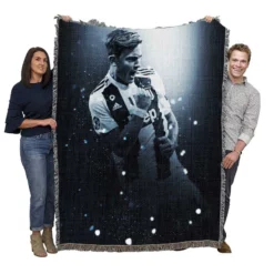Paulo Dybala Clever sports Player Woven Blanket