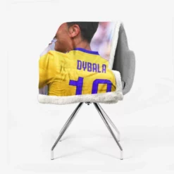 Paulo Dybala confident Soccer Player Sherpa Fleece Blanket 2