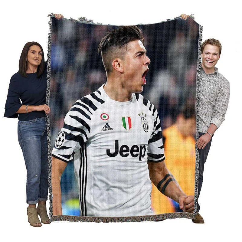 Paulo Dybala elite Juve sports Player Woven Blanket