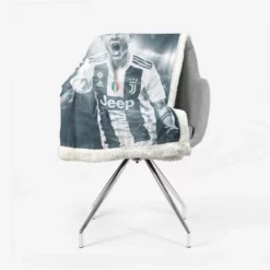 Paulo Dybala euphoric Footballer Player Sherpa Fleece Blanket 2