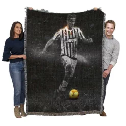 Paulo Dybala extraordinary Football Player Woven Blanket