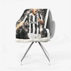 Paulo Dybala fastidious Soccer Player Sherpa Fleece Blanket 2